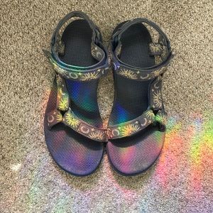 Teva navy blue size 10 sandals